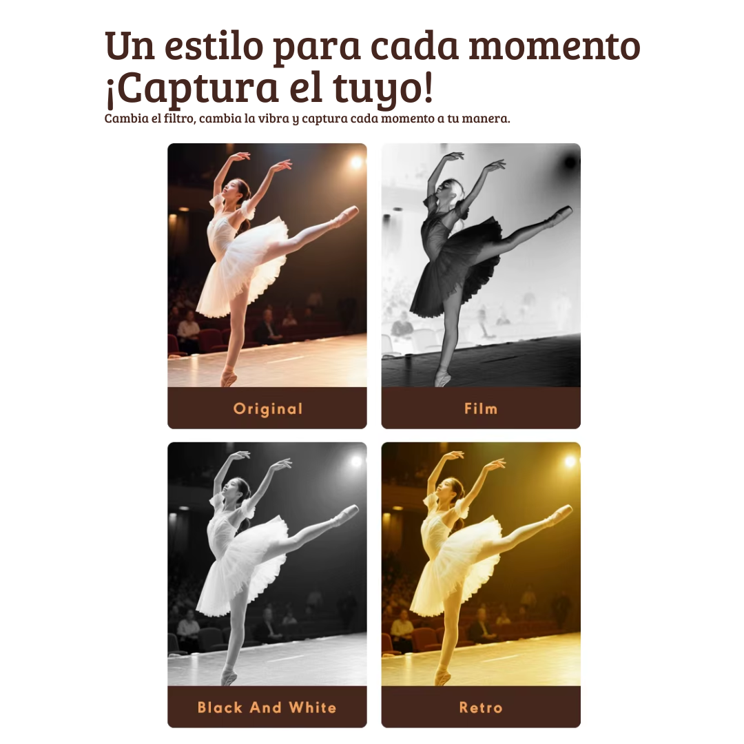 Retro Key – Mini Cámara Vintage