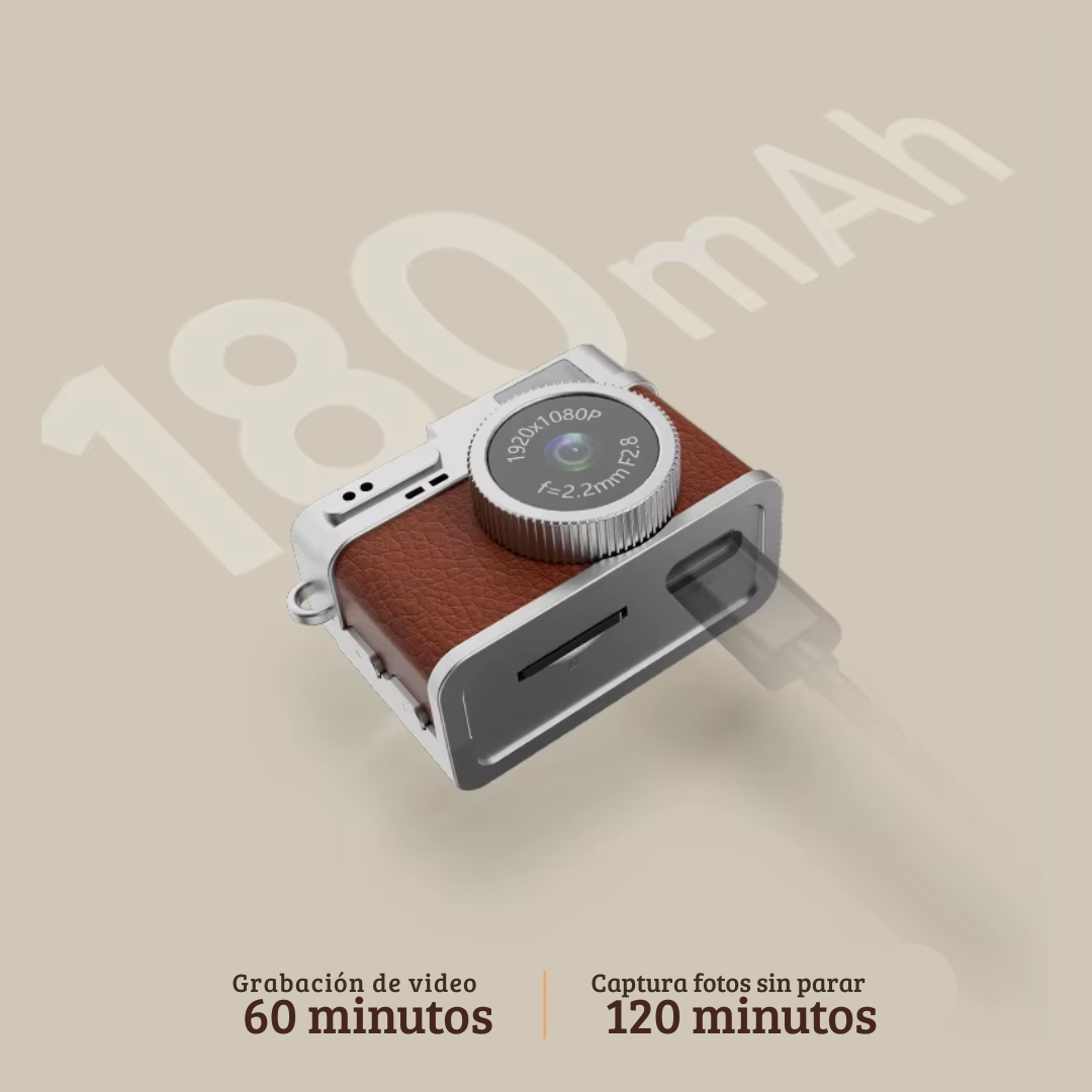 Retro Key – Mini Cámara Vintage