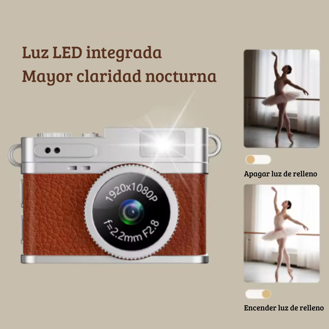 Retro Key – Mini Cámara Vintage