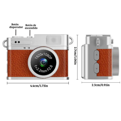 Retro Key – Mini Cámara Vintage